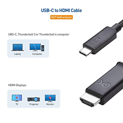 USB-C to HDMI Cable - 4K 60Hz