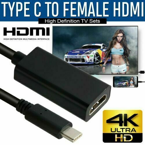 USB-C to HDMI Adapter Cable - Black