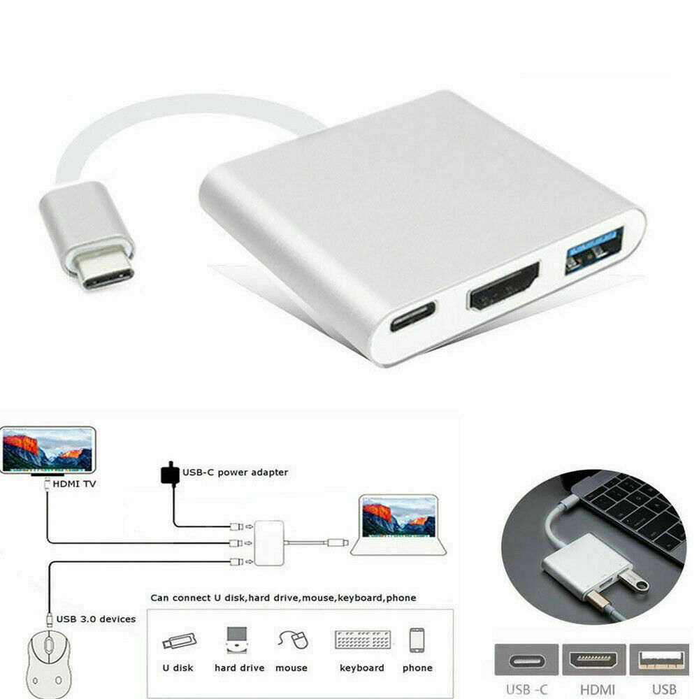 USB-C to HDMI Adapter for Phone/Tablet/HDTV