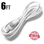 USB-C to USB-A Cable, 6.6 Feet White