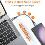 JXMOX USB-C Fast Charging Cable 2-Pack