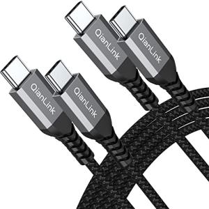 60W USB-C to USB-C Cable (2-Pack, 1m)