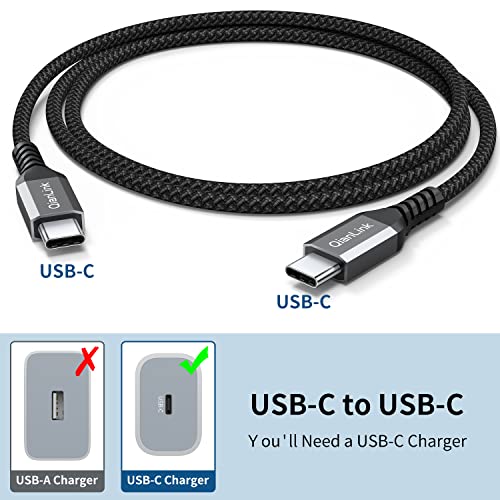 USB-C 60W Charger Cable (2-Pack 3.3ft)