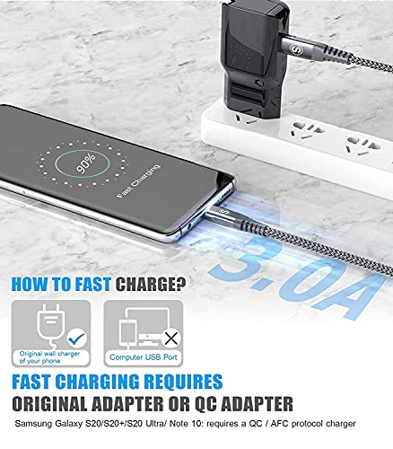 USB-C 60W Charging Cable [2-Pack, 2M]