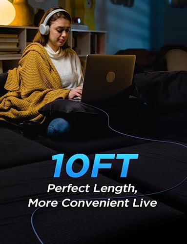 10ft USB-C to USB-C Fast Charging Cable