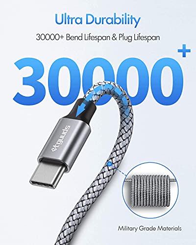 2-pack 3ft Fast Charging USB-C Cable