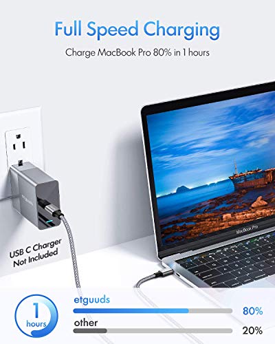 2-pack 3ft Fast Charging USB-C Cable