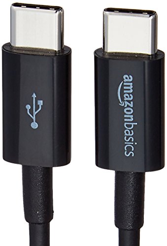 Black 3-Foot USB-C to USB-C Cable