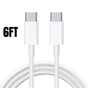 60W USB-C to USB-C Fast Charger Cables - 100X
