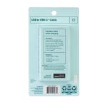 10-Foot USB to USB-C Cable - White