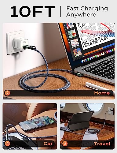 Fast Charging 10FT USB-C Cable