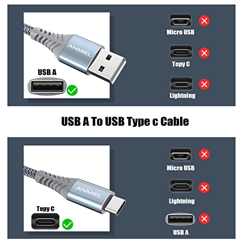 2 Pack 3M Fast Charge USB-C Cables