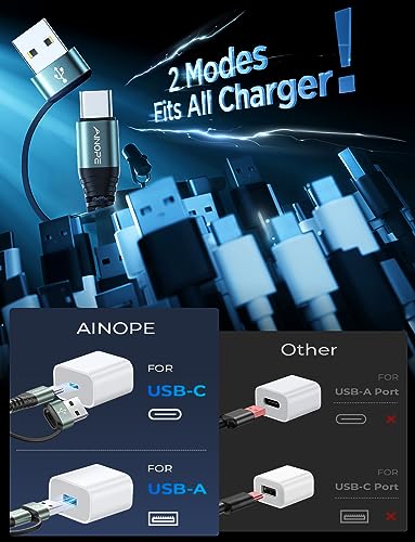 AINOPE 10FT USB-C to USB-C Charging Cable
