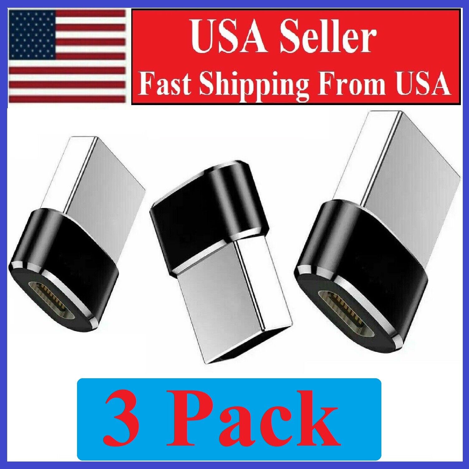 USB-C to USB 3.0 Adapter Pack (3)