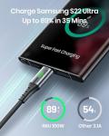 INIU 100W USB-C Fast Charging Cable, 2m