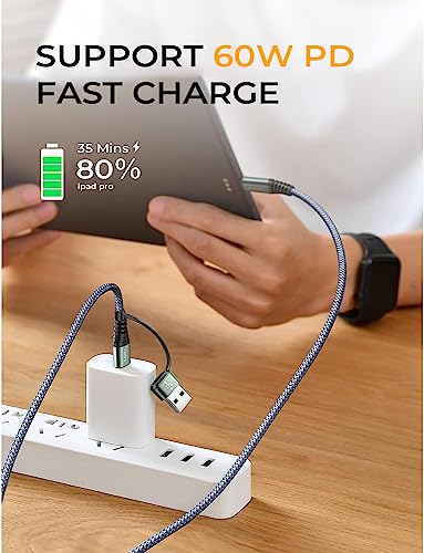 AINOPE 10FT USB-C to USB-C Charging Cable