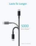 Anker 6ft Nylon USB-C to USB-A Cables (2-Pack)