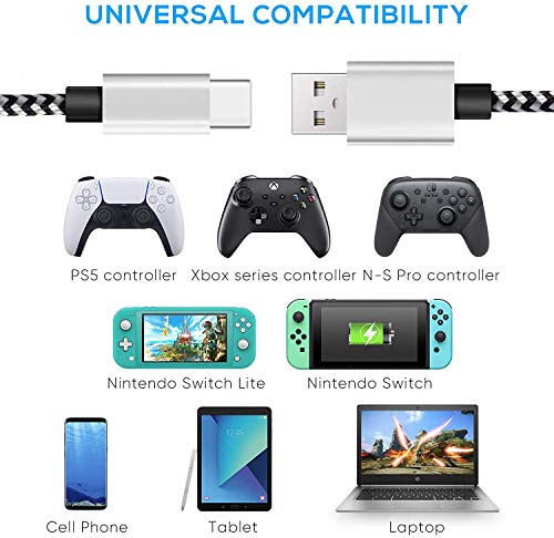 DEEGO 15ft USB-C Charger Cable for PS5 Controllers