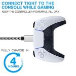 DEEGO 15ft USB-C Charger Cable for PS5 Controllers