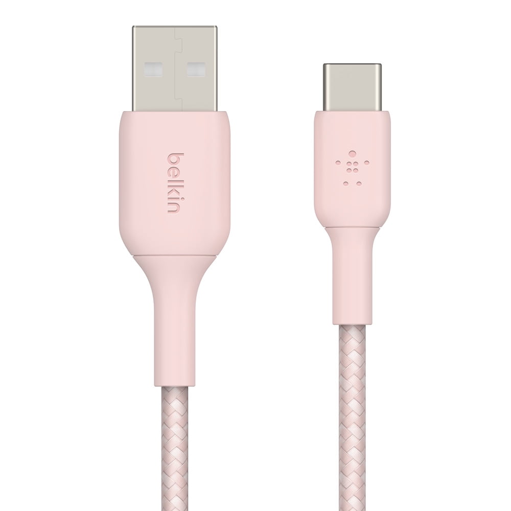 Belkin USB-C Braided Cable, 5FT Rose Gold