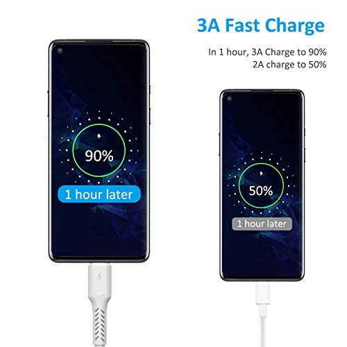 5-Pack 30cm USB-C Charging Cables 3A