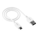 3' USB-C to USB Cable in White