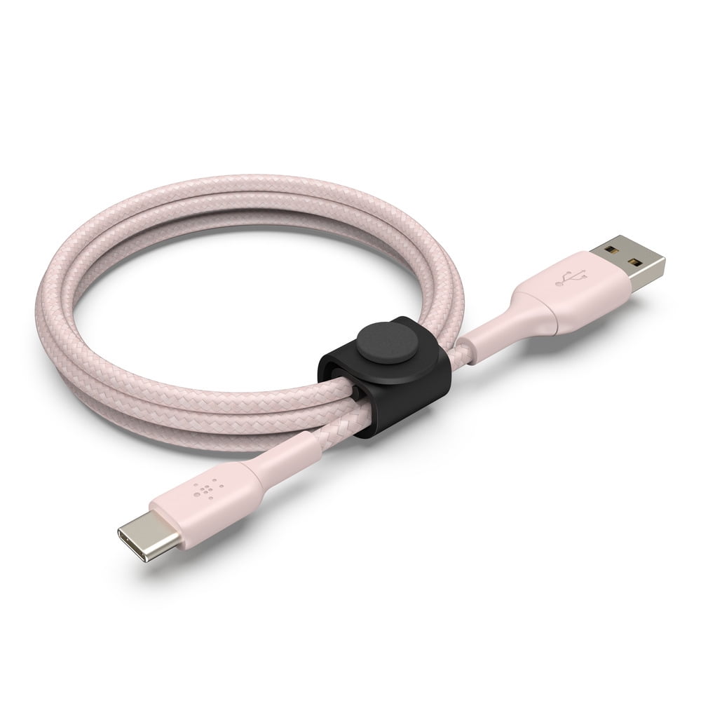 Belkin 5FT Braided USB-C Cable - Rose Gold
