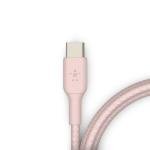 Belkin 5FT Braided USB-C Cable - Rose Gold