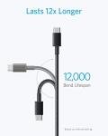 Anker 180cm Braided Nylon USB-C to USB-A Cable 2-Pack