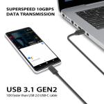 iLuv 3ft USB-C to USB-A Charge Cable