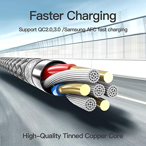 Siwket 3A Fast Charging USB-C Cable 2-Pack