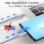 Siwket 3A Fast Charging USB-C Cable 2-Pack