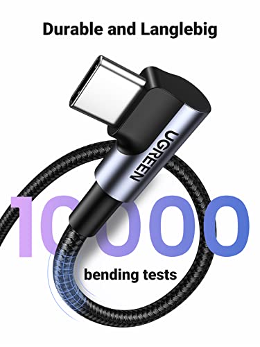 Fast Charging USB-C Right Angle Cable
