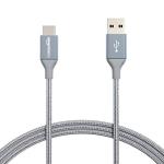 6ft Braided Nylon USB-C to Type-A Charger Cable