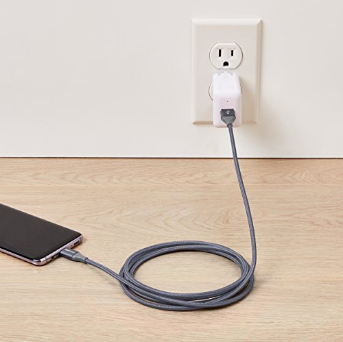 6ft Nylon USB-C to USB-A Fast Charging Cable