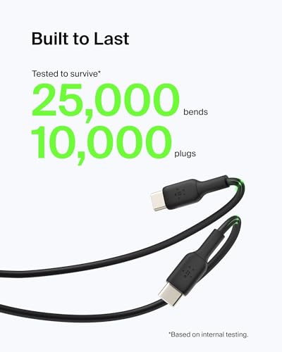 Belkin 6.6ft USB-C Charger - Black