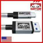 Metal USB-C to USB Fast Charger Cable for Android