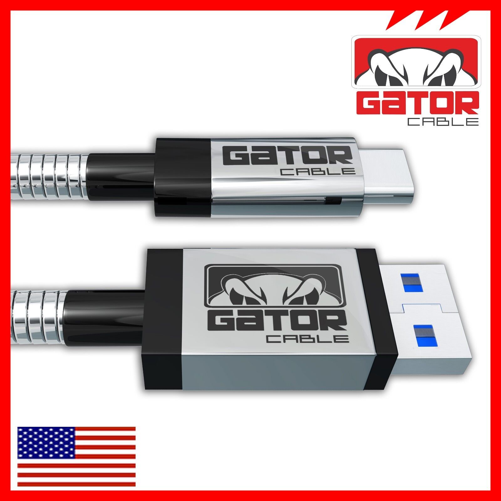 USB-C to USB-A Fast Charging Cable - Samsung