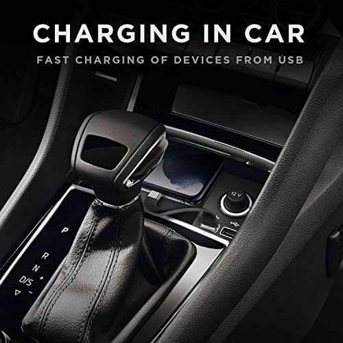 5.5" USB-C Fast Charger Cable - Black