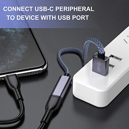 2-Pack USB-C to USB-A Adapter Cable (5Gbps)