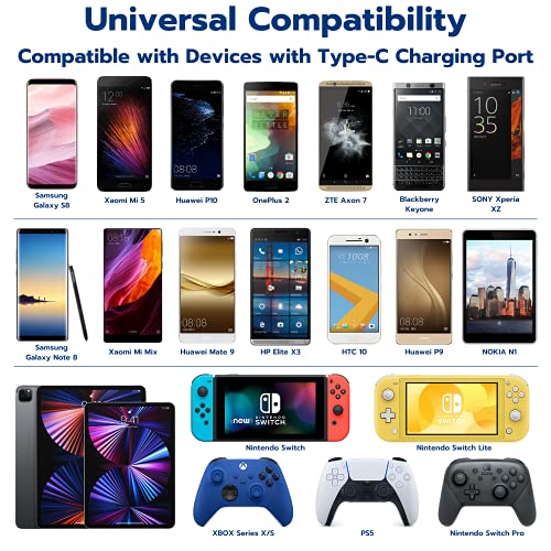 Fast Charging USB-C Cable for Multiple Devices