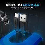 Sabrent USB-C Fast Charging Cable 3-Pack 1.8m