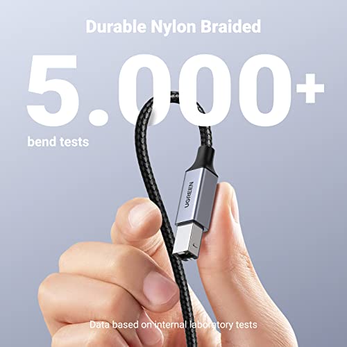 UGREEN Braided USB B to USB C Printer Cable
