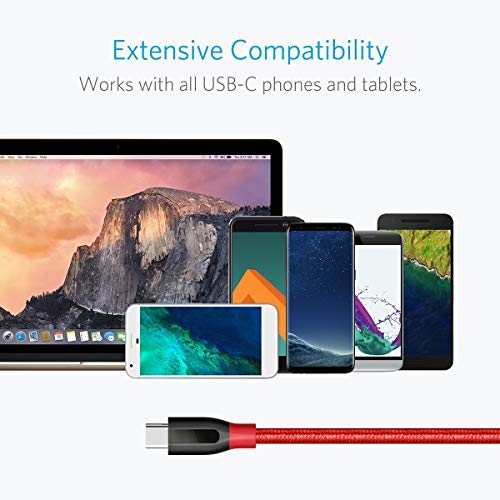 Anker PowerLine+ USB-C to USB 3.0 Cable (Red)