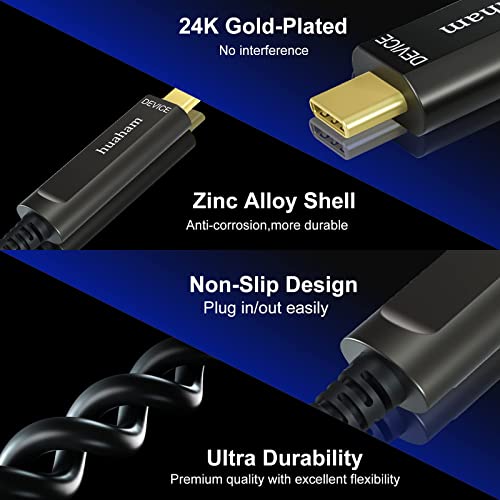 15M Huaham Fiber Optic USB-C Cable
