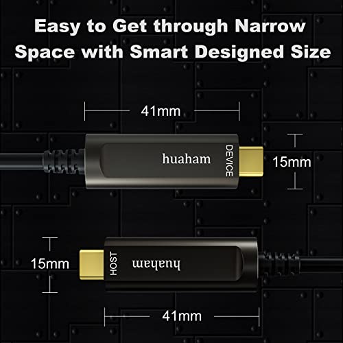 15M Huaham Fiber Optic USB-C Cable
