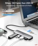 USB-C Hub with 4 USB 3.0 Ports