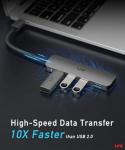 USB-C Hub with 4 USB 3.0 Ports