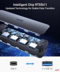USB-C Hub with 4 USB 3.0 Ports