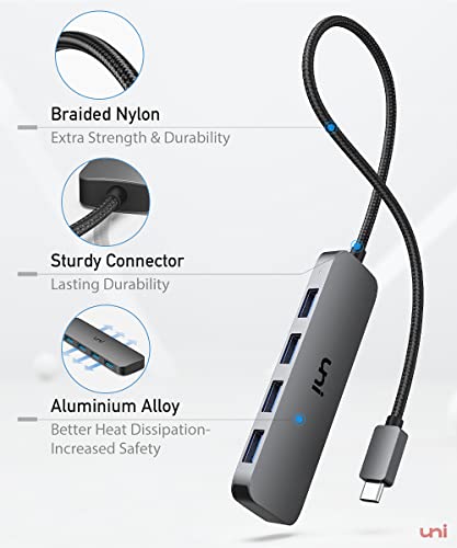 4-Port USB-C Hub for Compatible Devices